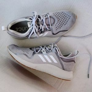 Adidas EDGEBOUNCE Gray & White Running Cross Training Sneakers Size 11